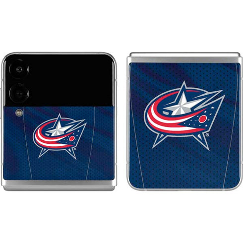 NHL Columbus Blue Jackets Jersey Galaxy Z Flip4 5G Skin