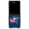 NHL Columbus Blue Jackets Jersey Galaxy Z Flip5 5G Clear Case