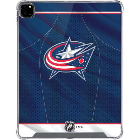 NHL Columbus Blue Jackets Jersey iPad Pro 12.9in (2020) Clear Case
