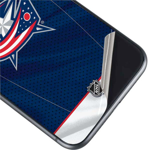 NHL Columbus Blue Jackets Jersey iPhone 11 Skin