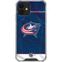 NHL Columbus Blue Jackets Jersey iPhone 12 Mini Clear Case