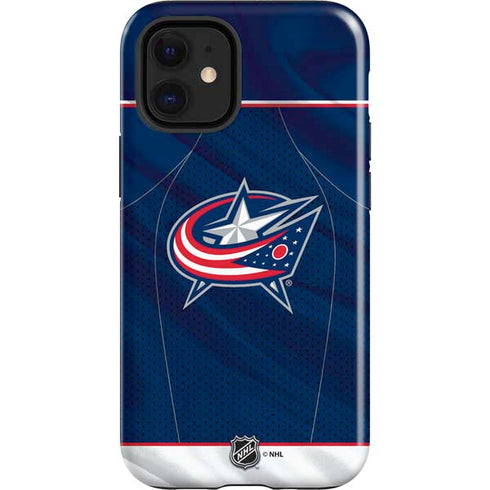 NHL Columbus Blue Jackets Jersey iPhone 12 Mini Impact Case