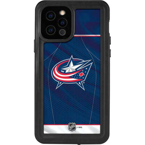 NHL Columbus Blue Jackets Jersey iPhone 12 Pro Waterproof Case