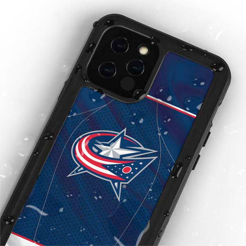 NHL Columbus Blue Jackets Jersey iPhone 12 Pro Waterproof Case
