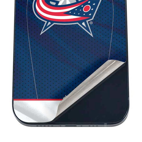 NHL Columbus Blue Jackets Jersey iPhone 12 Skin
