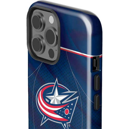 NHL Columbus Blue Jackets Jersey iPhone 13 Pro Max Impact Case