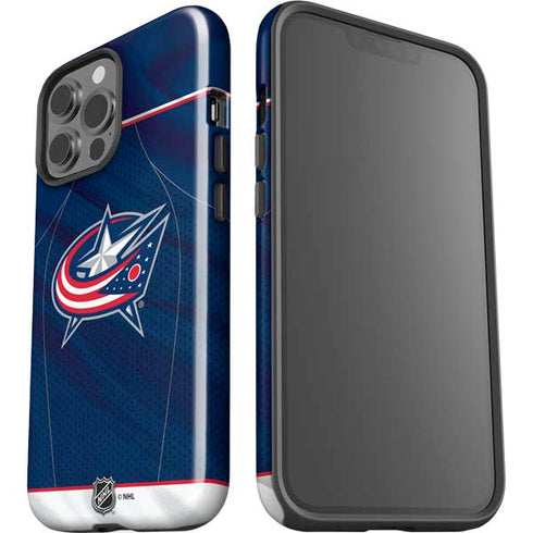 NHL Columbus Blue Jackets Jersey iPhone 13 Pro Max Impact Case
