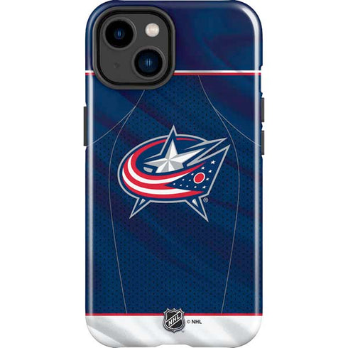 NHL Columbus Blue Jackets Jersey iPhone 14 Plus Impact Case