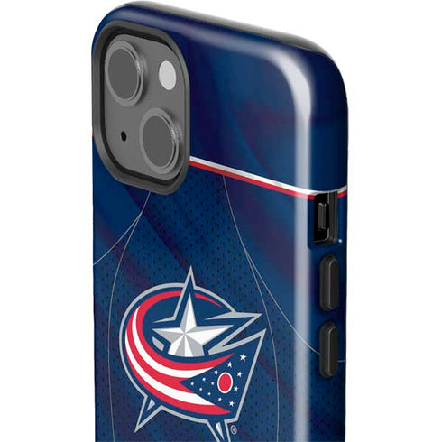 NHL Columbus Blue Jackets Jersey iPhone 15 Plus Impact Case