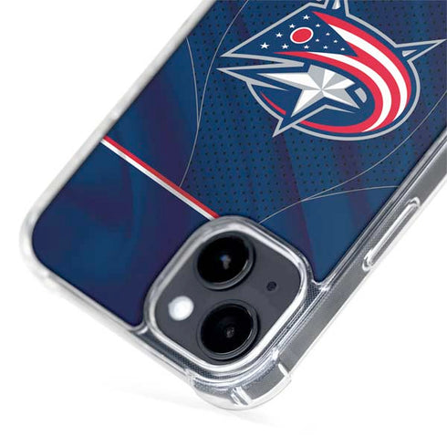 NHL Columbus Blue Jackets Jersey iPhone 15 Plus MagSafe Case