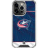 NHL Columbus Blue Jackets Jersey iPhone 14 Pro Clear Case