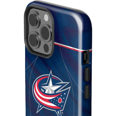 NHL Columbus Blue Jackets Jersey iPhone 14 Pro Max Impact Case
