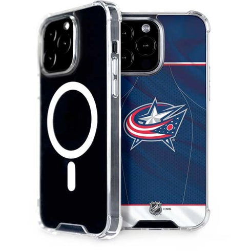 NHL Columbus Blue Jackets Jersey iPhone 14 Pro Max MagSafe Case