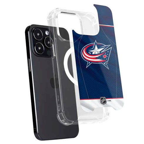 NHL Columbus Blue Jackets Jersey iPhone 14 Pro Max MagSafe Case