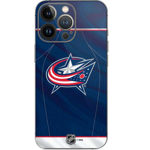NHL Columbus Blue Jackets Jersey iPhone 14 Pro Skin