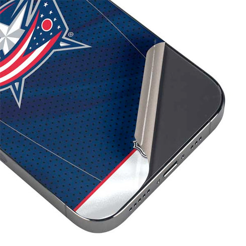 NHL Columbus Blue Jackets Jersey iPhone 14 Pro Skin