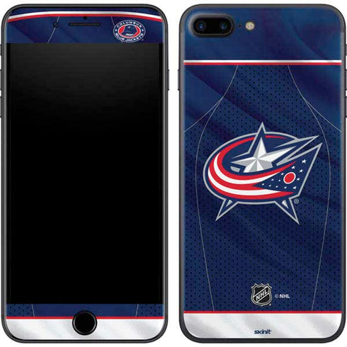 NHL Columbus Blue Jackets Jersey iPhone 8 Plus Skin