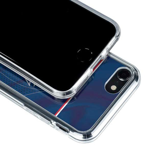 NHL Columbus Blue Jackets Jersey iPhone SE (2nd & 3rd Gen) Clear Case