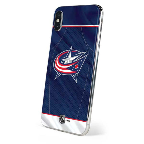 NHL Columbus Blue Jackets Jersey iPhone X Skin