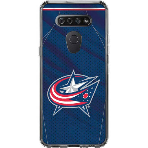 NHL Columbus Blue Jackets Jersey LG K51/Q51 Clear Case