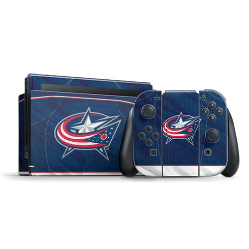 NHL Columbus Blue Jackets Jersey Nintendo Switch Bundle Skin
