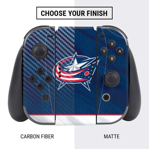 NHL Columbus Blue Jackets Jersey Nintendo Switch Bundle Skin