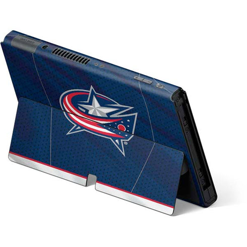NHL Columbus Blue Jackets Jersey Nintendo Switch OLED (2021) Skin