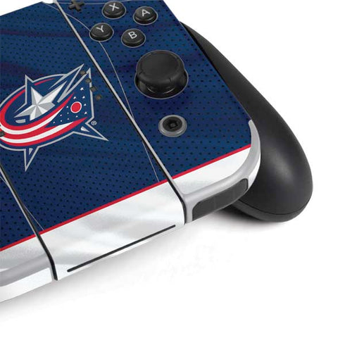 NHL Columbus Blue Jackets Jersey Nintendo Switch OLED (2021) Skin