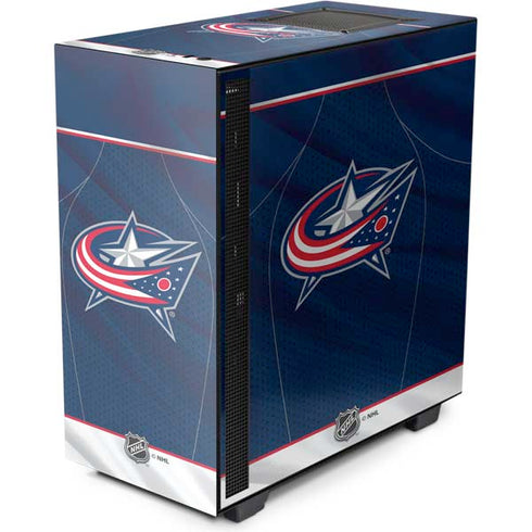 NHL Columbus Blue Jackets Jersey NZXT H510 Compact ATX Mid-Tower Case Skin