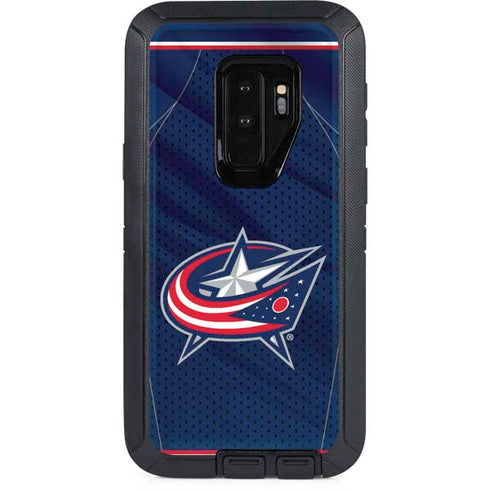 NHL Columbus Blue Jackets Jersey Otterbox Defender Galaxy Skin