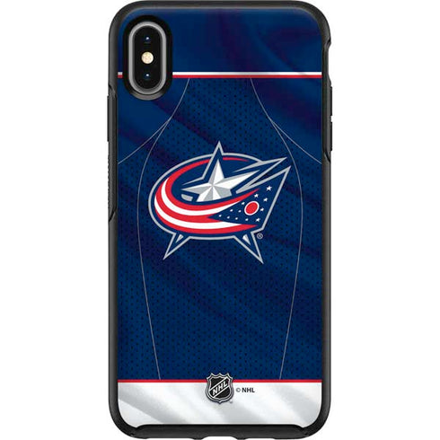 NHL Columbus Blue Jackets Jersey Otterbox Symmetry iPhone Skin