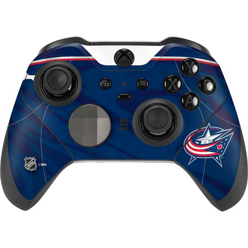 NHL Columbus Blue Jackets Jersey Xbox Elite Wireless Controller Series 2 Skin