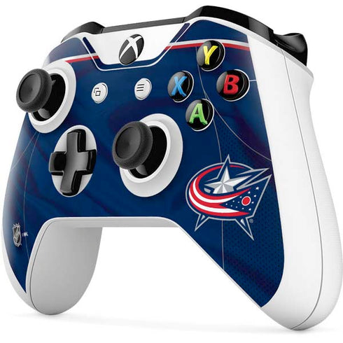 NHL Columbus Blue Jackets Jersey Xbox One S Controller Skin