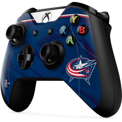 NHL Columbus Blue Jackets Jersey Xbox One X Controller Skin