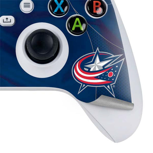 NHL Columbus Blue Jackets Jersey Xbox Series S Controller Skin