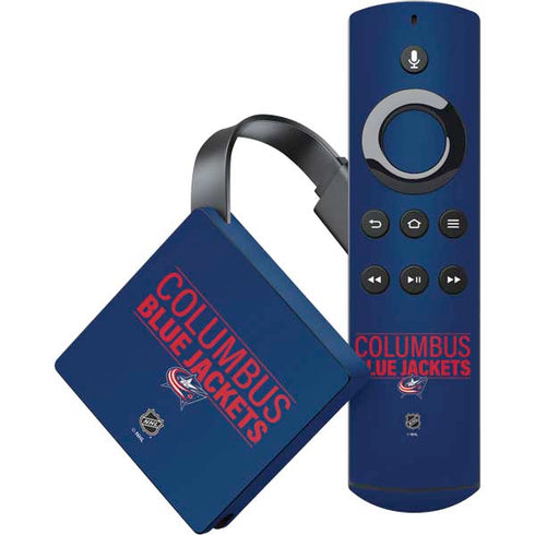 NHL Columbus Blue Jackets Lineup Amazon Fire TV Skin