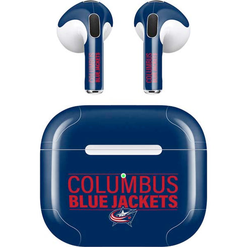 NHL Columbus Blue Jackets Lineup Apple AirPods (3rd Gen 2021) Skin