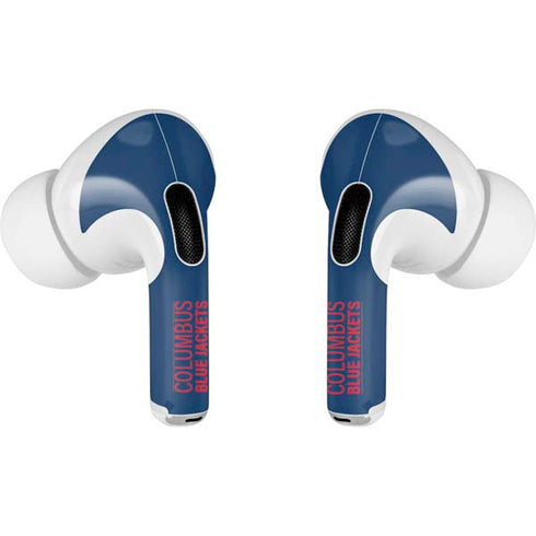 NHL Columbus Blue Jackets Lineup Apple AirPods Pro Skin