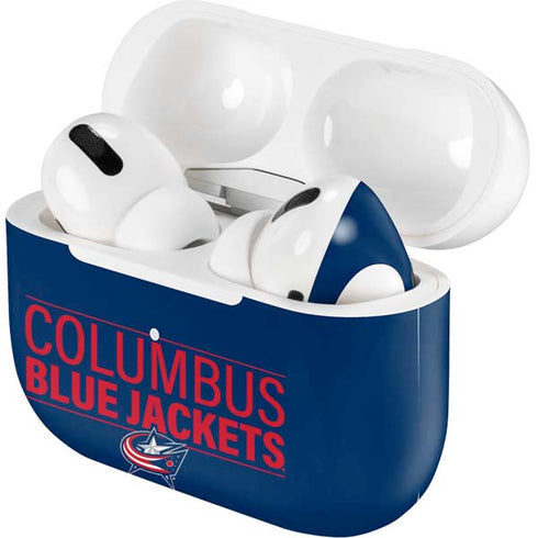 NHL Columbus Blue Jackets Lineup Apple AirPods Pro Skin