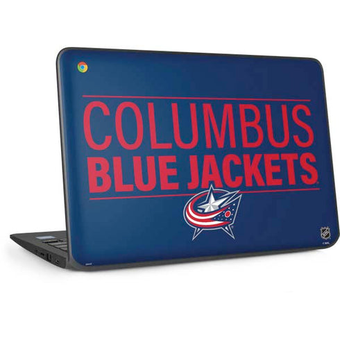 NHL Columbus Blue Jackets Lineup HP Chromebook Skin
