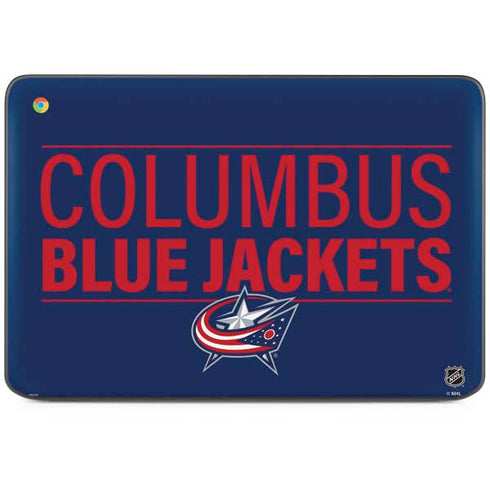NHL Columbus Blue Jackets Lineup HP Chromebook Skin