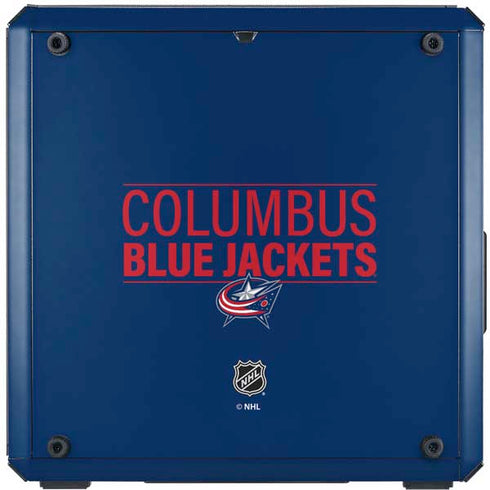 NHL Columbus Blue Jackets Lineup Cooler Master MasterBox Q300L Mini Tower Skin