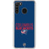 NHL Columbus Blue Jackets Lineup Galaxy A21 Clear Case
