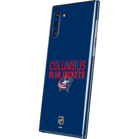 NHL Columbus Blue Jackets Lineup Galaxy Note 10 Skin