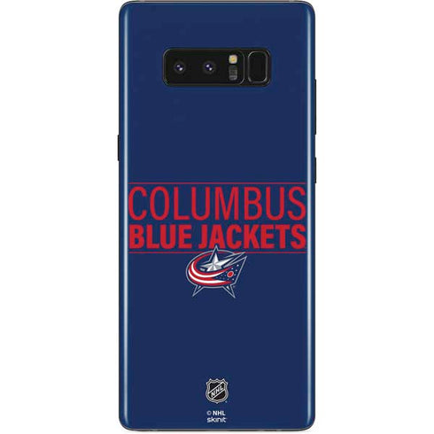 NHL Columbus Blue Jackets Lineup Galaxy Note 8 Skin