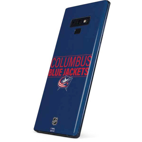 NHL Columbus Blue Jackets Lineup Galaxy Note 9 Skin