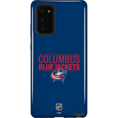 NHL Columbus Blue Jackets Lineup Galaxy Note20 5G Pro Case