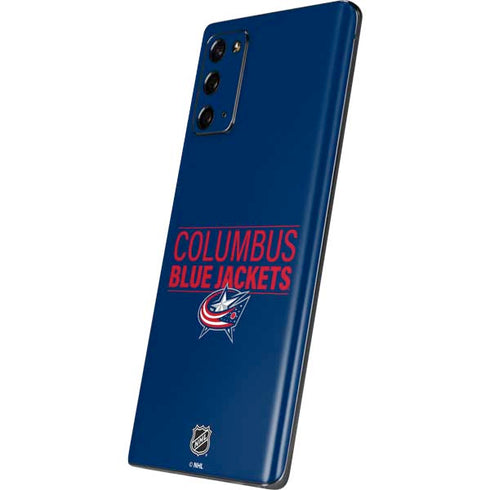 NHL Columbus Blue Jackets Lineup Galaxy Note20 5G Skin