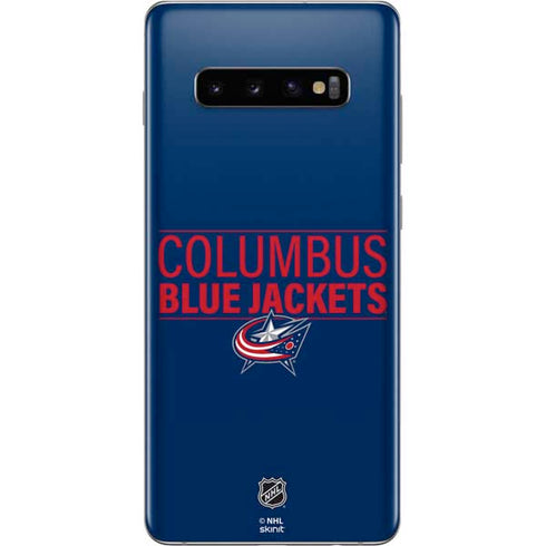 NHL Columbus Blue Jackets Lineup Galaxy S10 Plus Skin
