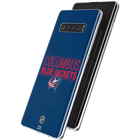 NHL Columbus Blue Jackets Lineup Galaxy S10 Plus Skin